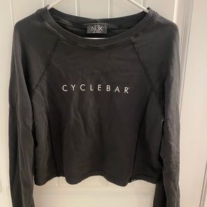 CycleBar NUX cropped sweatshirt